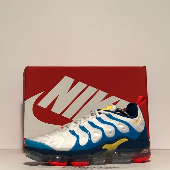 Nike Air Vapormax Plus “White/Citron Pulse” - Picture 2 of 9